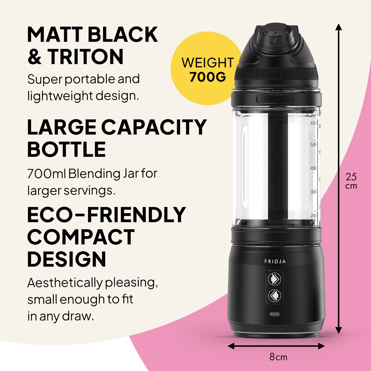 Portable Blender/Juicer Duo - f500 and f1900