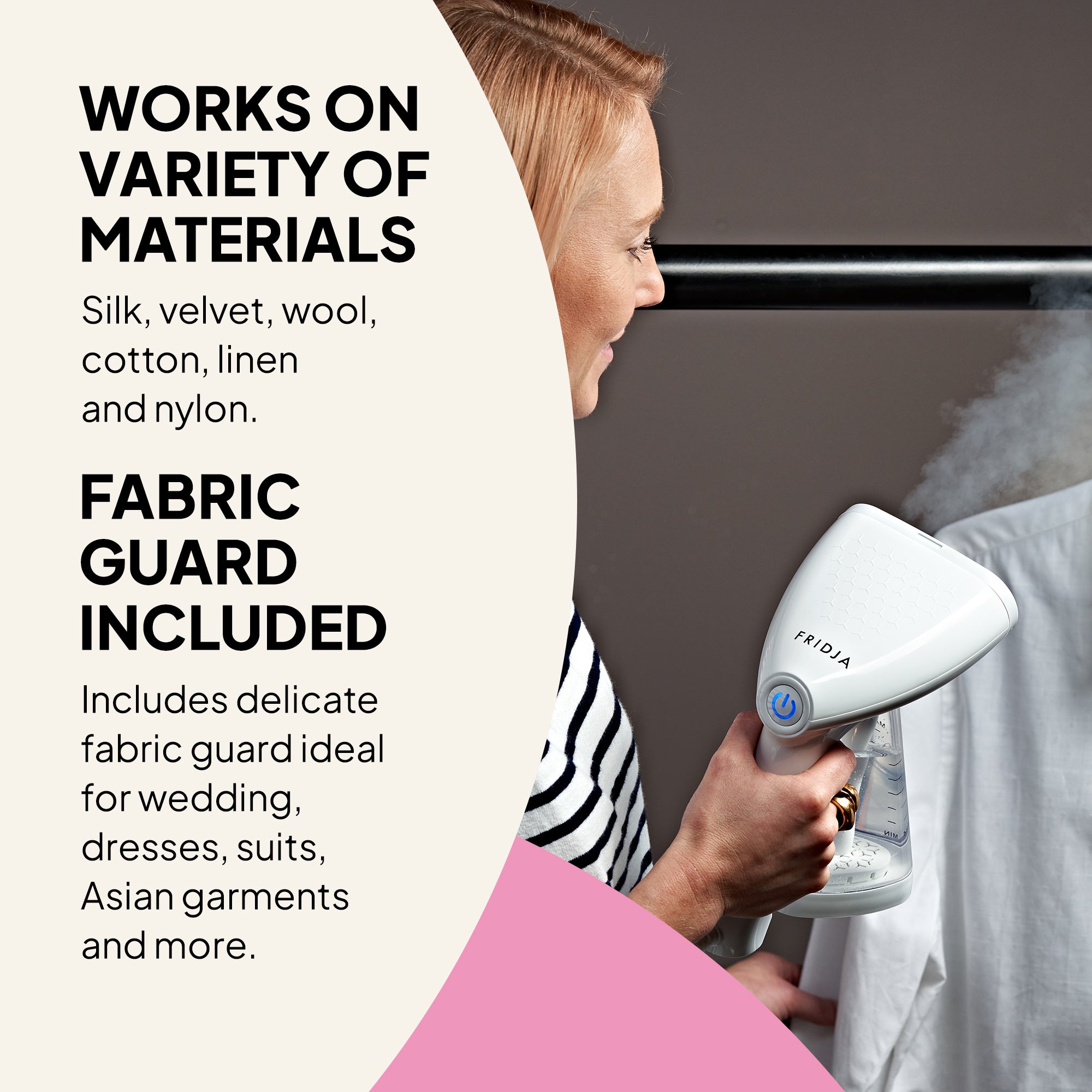 Fridja f10 | Handheld Powerful Clothes Steamer