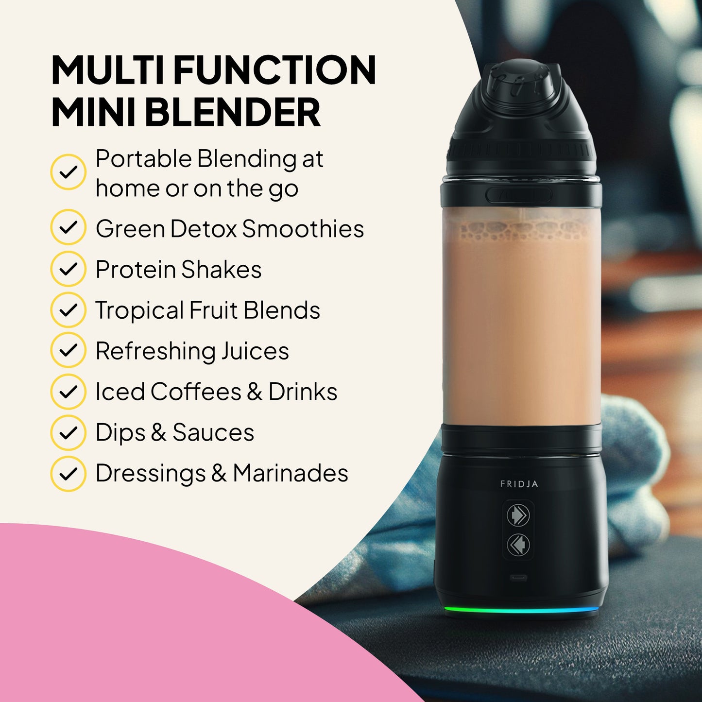 Portable Blender/Juicer Duo - f500 and f1900