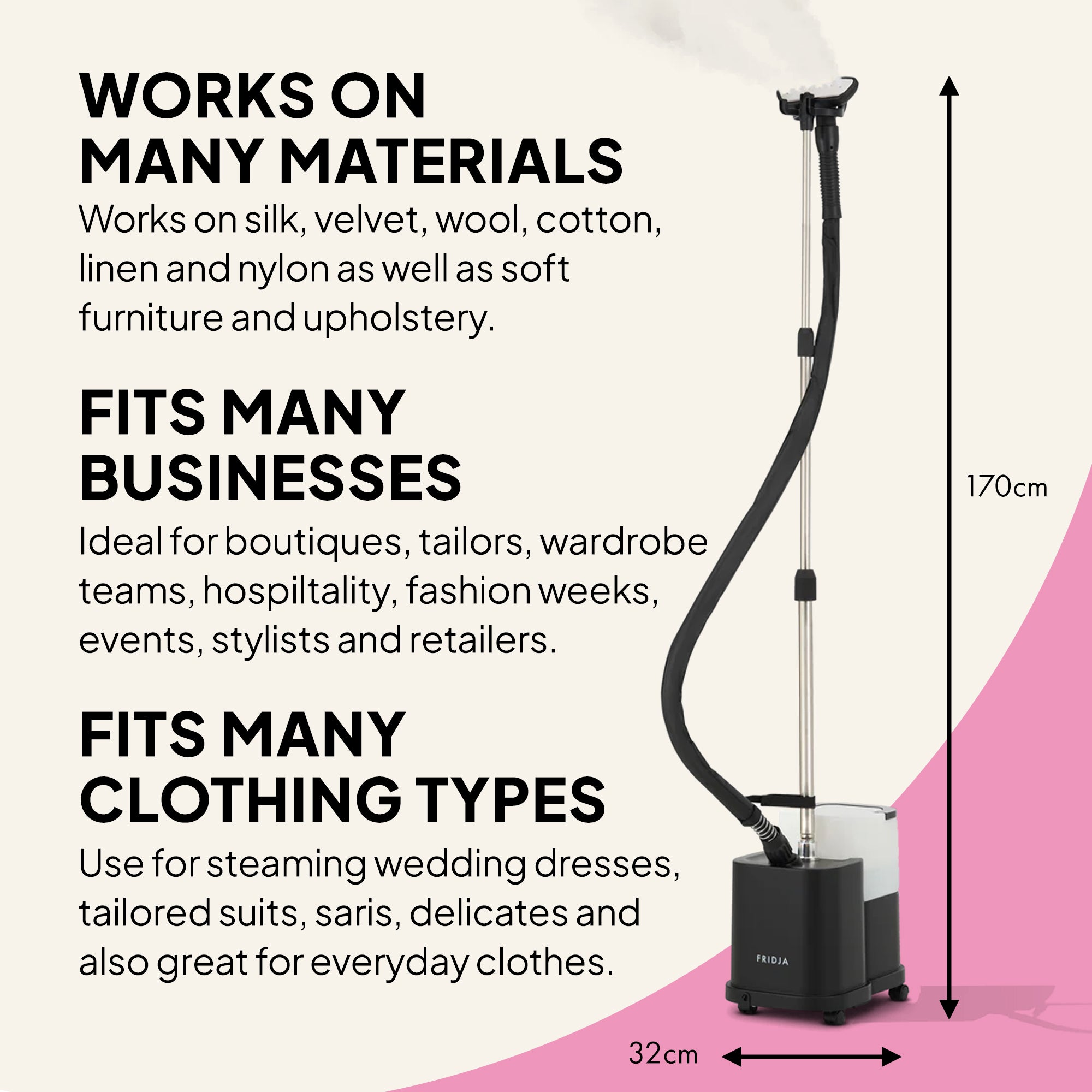 Commercial Garment Care Duo | f1600 & f40 | Fridja