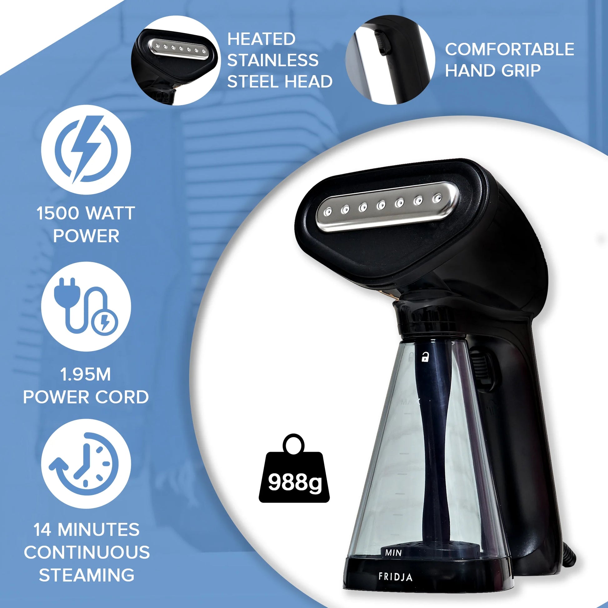 f10 Handheld Clothes Steamer image 4