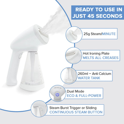 f10 Handheld Clothes Steamer image 7