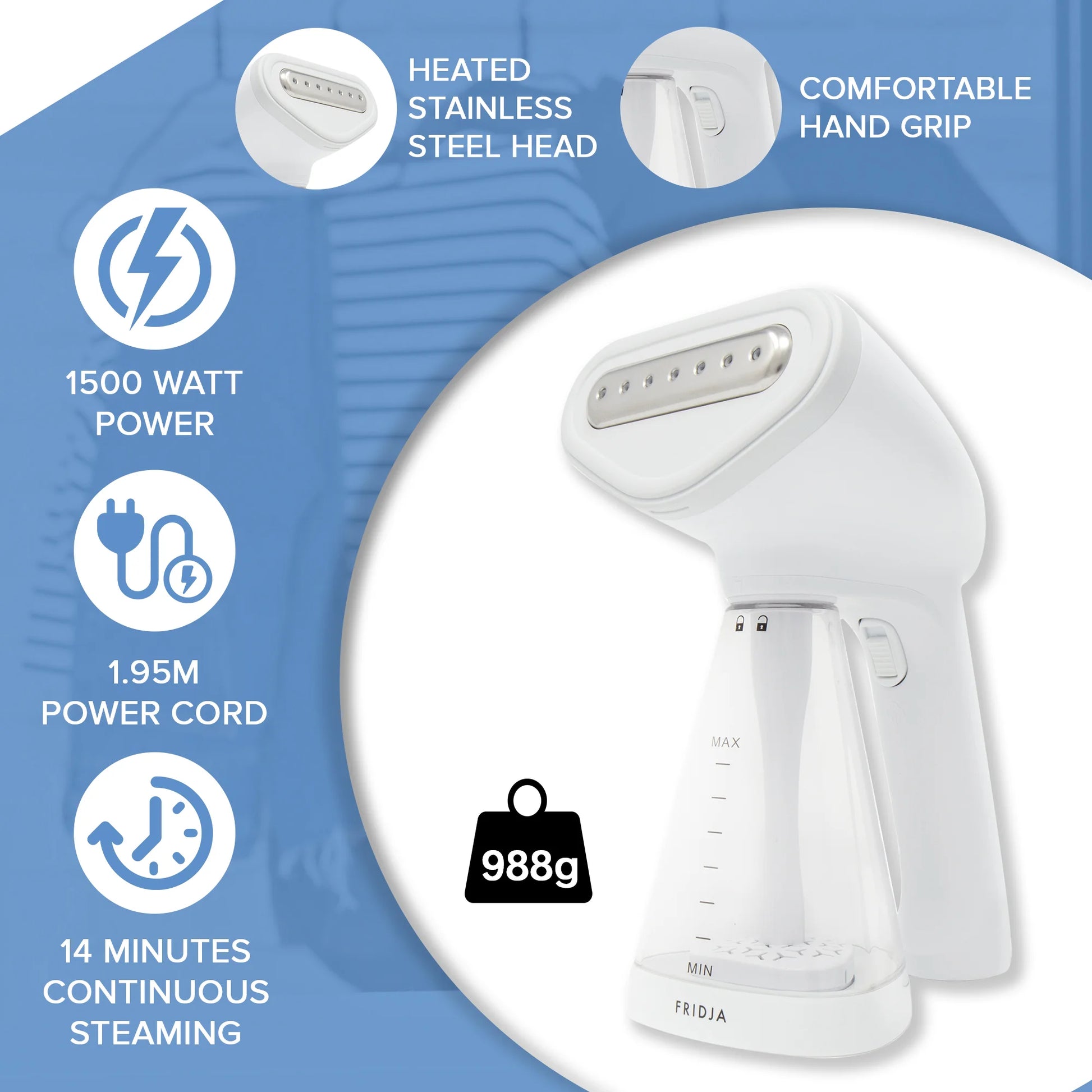 f10 Handheld Clothes Steamer image 10