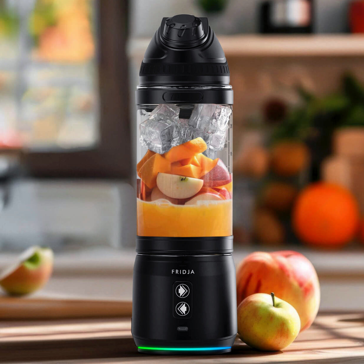 Mini frullatore portatile per frullati e frullati, da viaggio, senza fili, 590 ml, ricaricabile tramite USB Mini frullatore portatile per frullati e frullati, da viaggio, senza fili, 590 ml, ricaricabile tramite USB