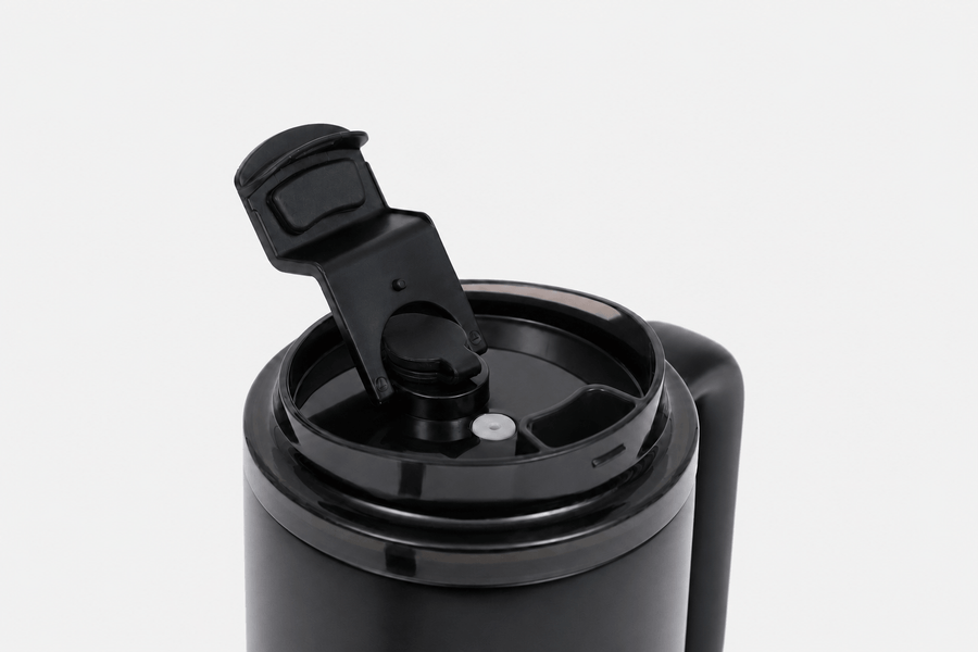 Swap to the drinking lid