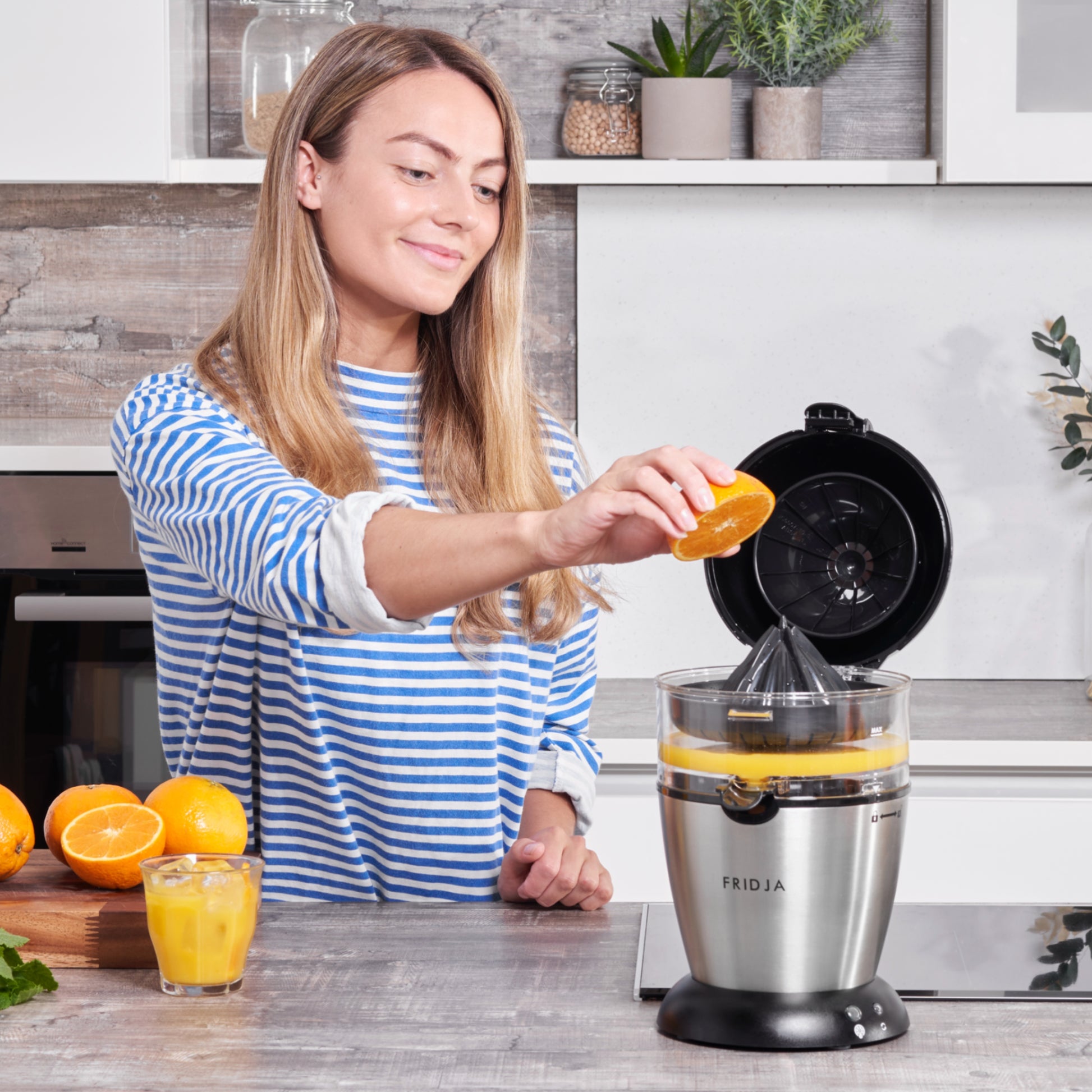 Automatic Citrus Juicer Stainless Steel Citrus Orange Juicer